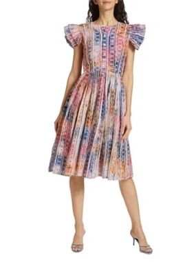 Busayo Arike Midi Dress size XS Tie Dye
